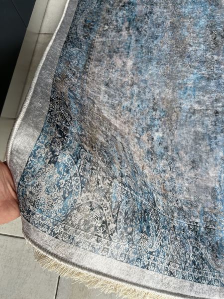 Безворсовий килим на резиновій основі "Map" M029 - магазин килимів Decomo