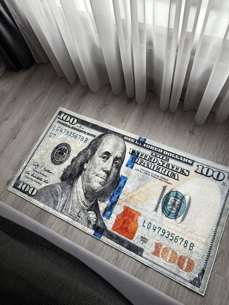Безворсовий килим на гумовій основі "Dollar" MM01 - магазин килимів Decomo