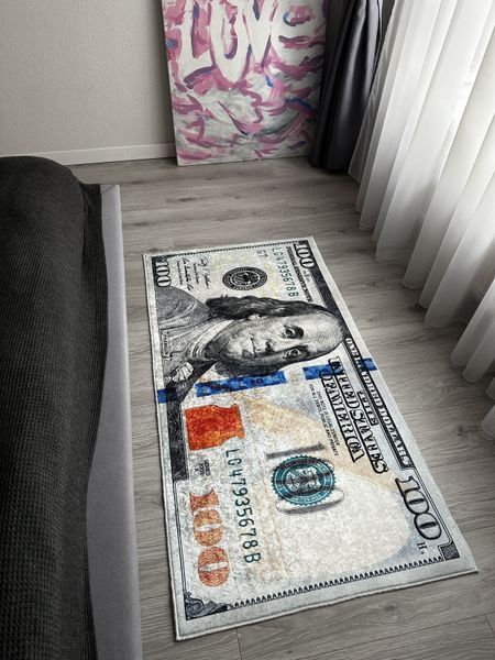 Безворсовий килим на гумовій основі "Dollar" MM01 - магазин килимів Decomo