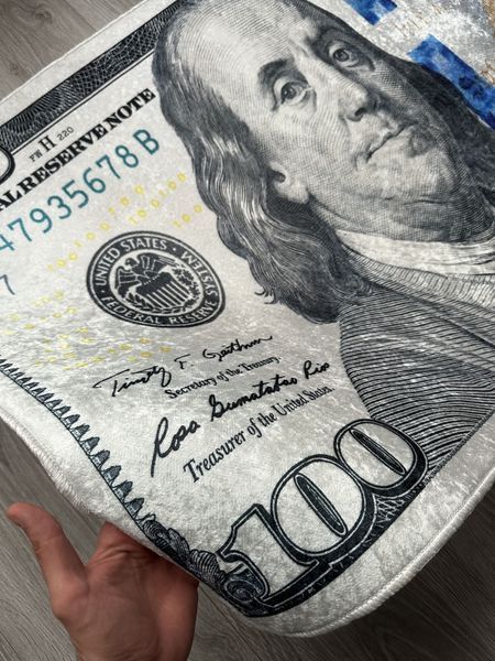 Безворсовий килим на гумовій основі "Dollar" MM01 - магазин килимів Decomo