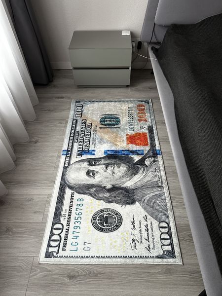 Безворсовий килим на гумовій основі "Dollar" MM01 - магазин килимів Decomo