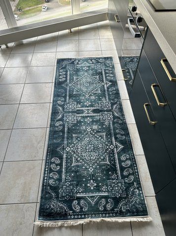 Безворсовый ковер на резиновой основе "Emerald" M032 - магазин ковров Decomo