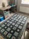Безворсовий килим "Blue Square" HP003, 4/16 - магазин килимів Decomo